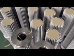 プリーツをつけられた塵のろ過材