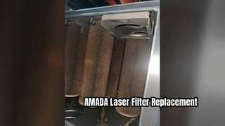アマダ レーザー集塵機フィルター交換