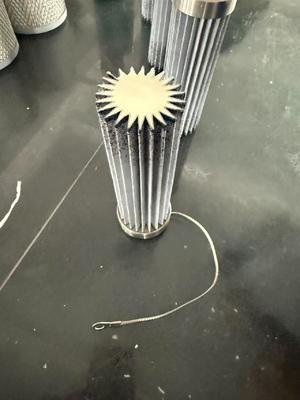 Piab 114056 PTFE プレートフィルターカートリッジ 99% 効率 0.3μm